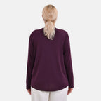 La Marey Sequin Top (Size XL) - Purple