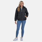 La Marey Lightning-Patterned Jacket (Size 20 to 22) - Black