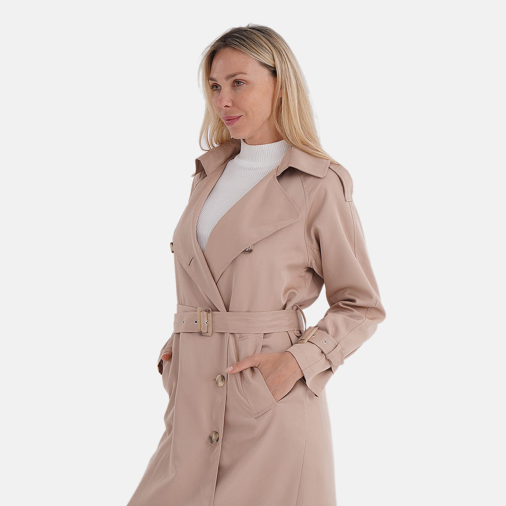 THE SHOWSTOPPER OFFER-- - Maisi Trench Coat (Size M) - Beige