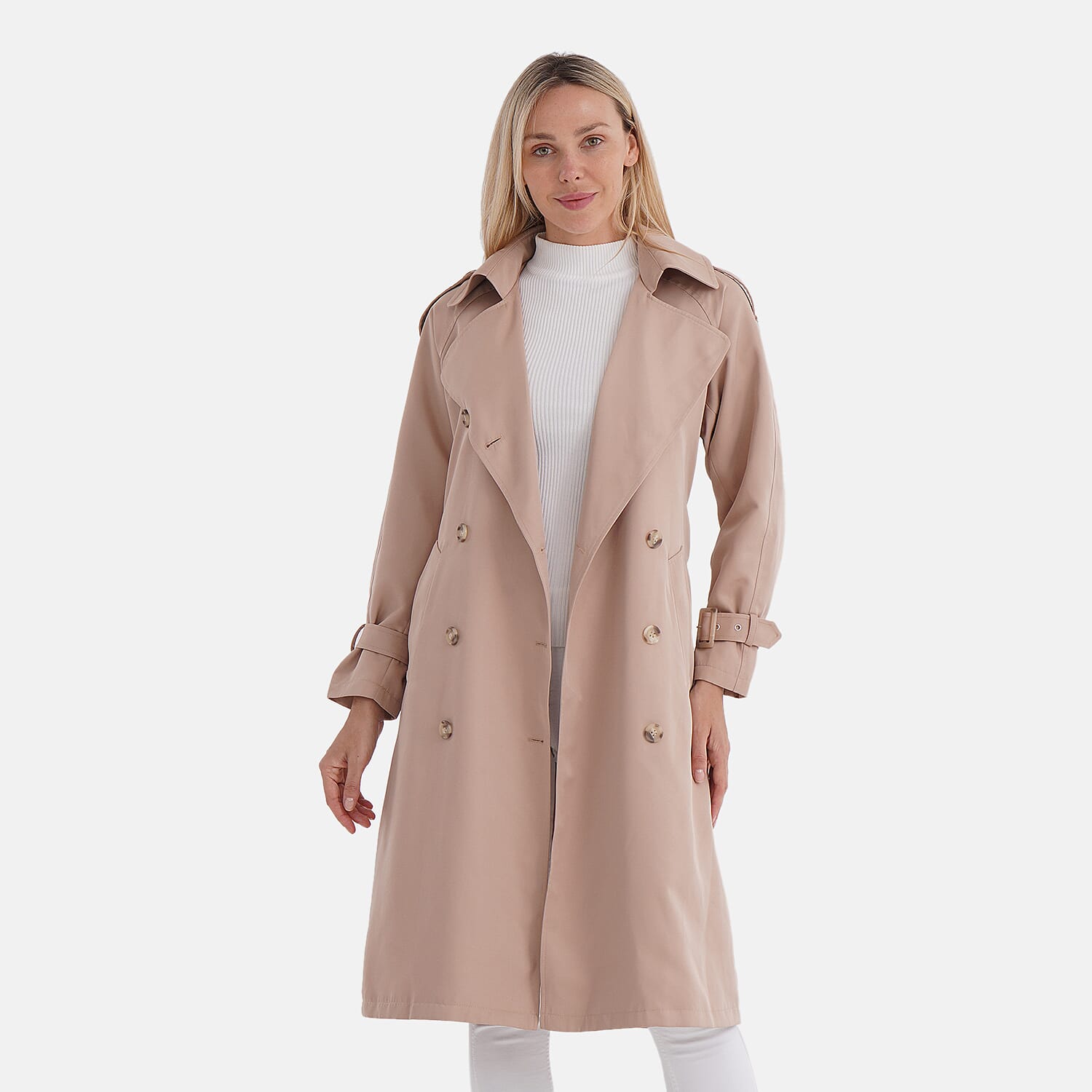 THE SHOWSTOPPER OFFER- - Maisi Trench Coat (Size S) - Beige