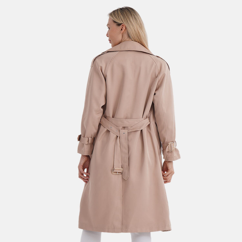 THE SHOWSTOPPER OFFER-- - Maisi Trench Coat (Size XL) - Beige