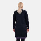 Limited Collection La Marey Cotton Blend Knitted Dress (Size S-M) - Black - Pink