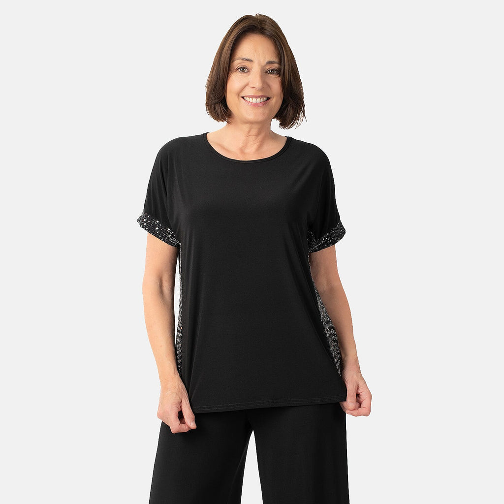 La Marey Day to Night Top (Size L)  - Black