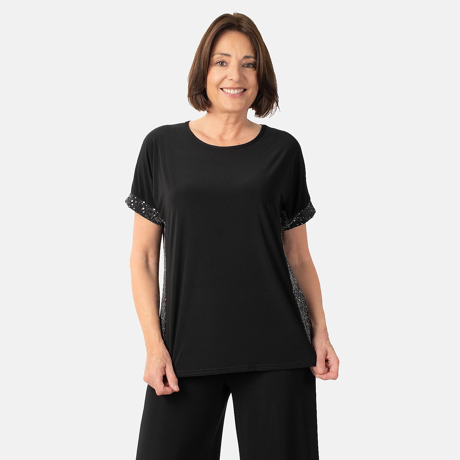 La Marey Day to Night Top (Size XL)  - Black