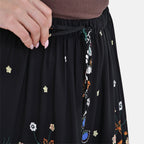 La Marey 100% Viscose Floral Print Maxi Dress (Curve One 20 - 26) - Black
