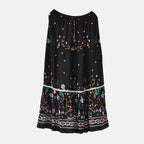 La Marey 100% Viscose Floral Print Maxi Dress (Curve One 20 - 26) - Black