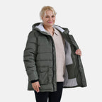 La Marey Windbreaker Padded Jacket (Size 16 to 18) - Green