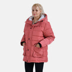 La Marey Windbreaker Padded Jacket (Size 16 to 18) - Coral