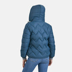 La Marey Lightning-Patterned Jacket (Size 20 to 22) - Blue