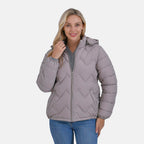 La Marey Lightning-Patterned Jacket (Size 24 to 26) - Beige