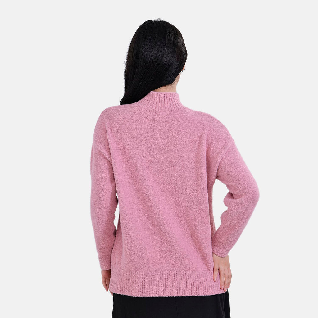 La marey  Alpaca-Like Feel Sweater (Size S 8-10) Dusty Pink