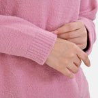 La marey  Alpaca-Like Feel Sweater (Size S 8-10) Dusty Pink