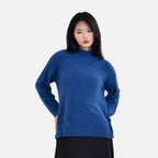 La marey  Alpaca-Like Feel Sweater (Size S 8-10) Navy