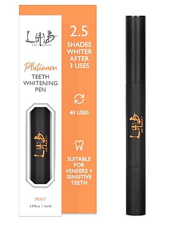 Lab Life Beauty Teeth Whitening Pen Duo - Black