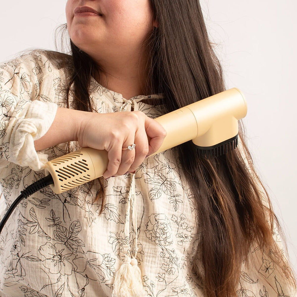 Lab Life Insummer Hair Dryer with Curley Flex Pro Cord System and Magnetic Attachments - Gold Edition - Lifetime Warranty