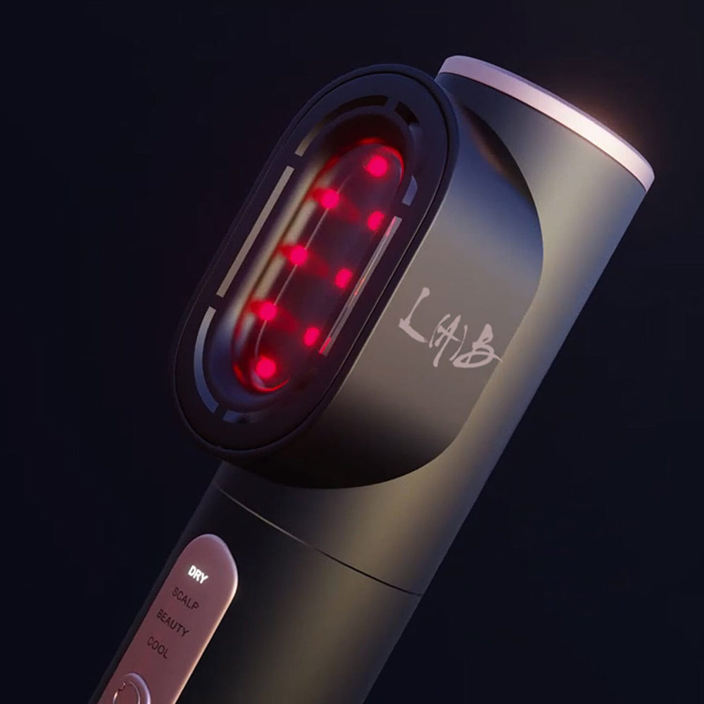 Lab Life Beam LED Hair Dryer with Magnetic Styling Attachments - Lifetime Warranty