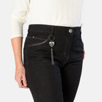 Ladies Slim Fit Jeans (Size - 14) - Black