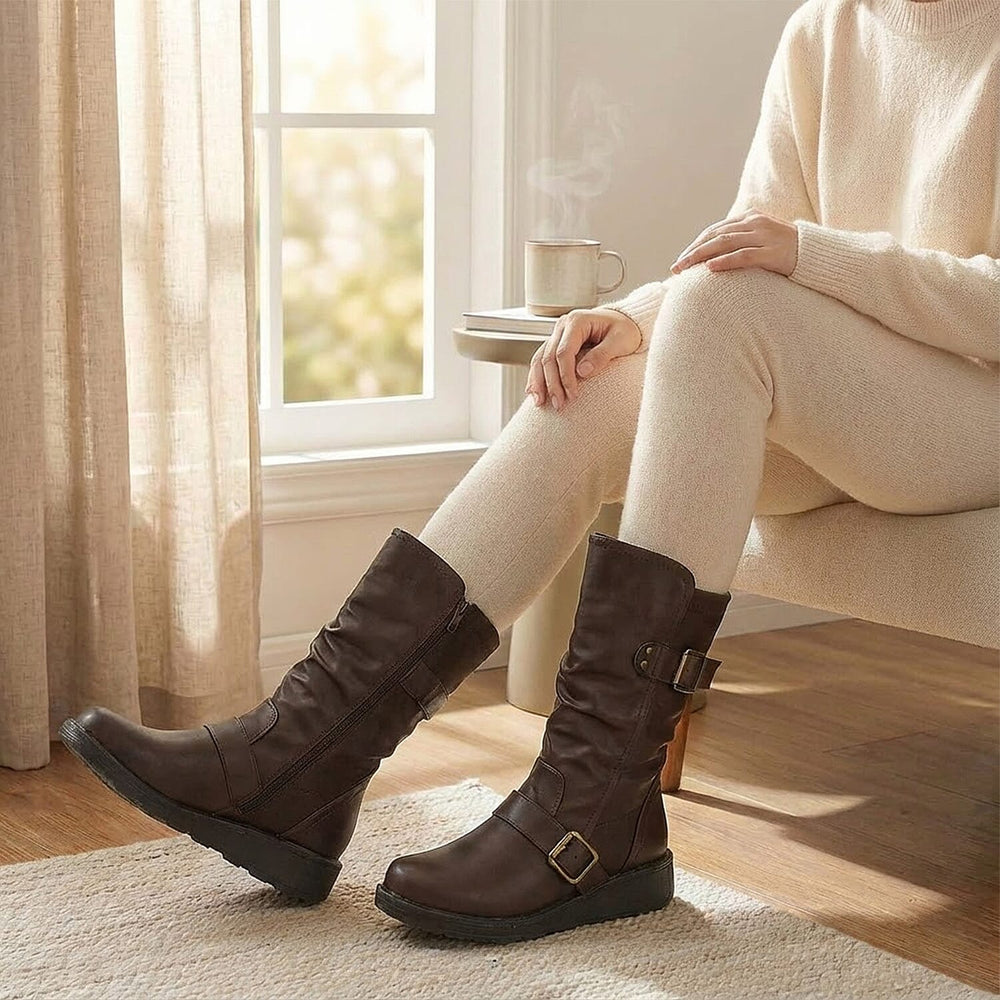 Ladies Shoe (Size 4) - Brown