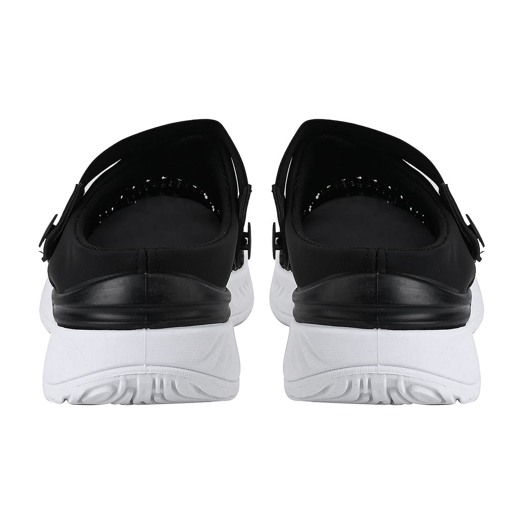 Knitted Vented Ladies Trainer with Rotary Buckle (Size 3) - Black