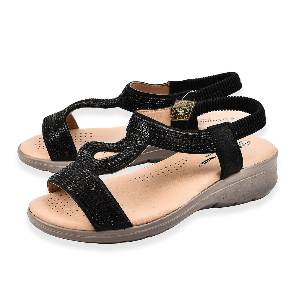 Ladies Sandal (Size 3) - Black