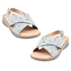 Ladies Sandal (Size 3) - Multi Blue