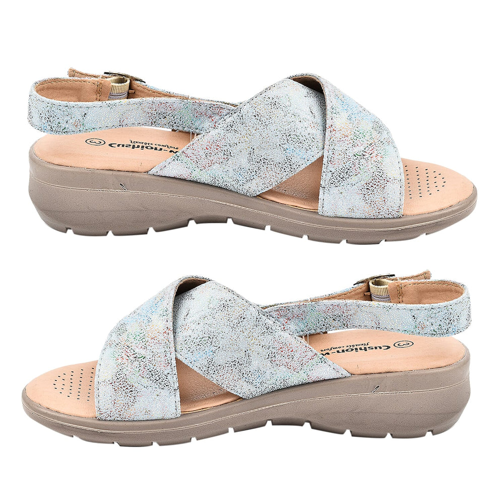 Ladies Sandal (Size 3) - Multi Blue
