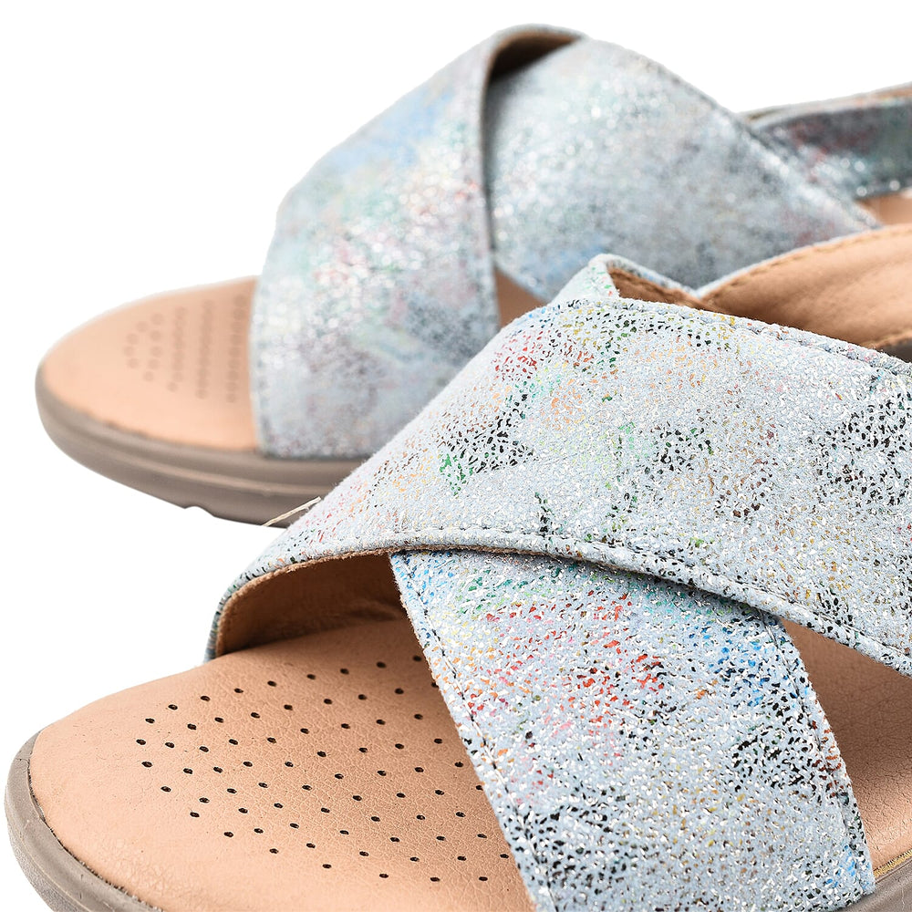 Ladies Sandal (Size 3) - Multi Blue