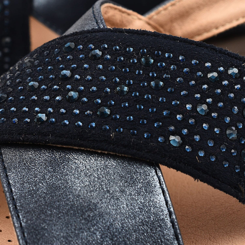 Ladies Sandal (Size 3) - Navy