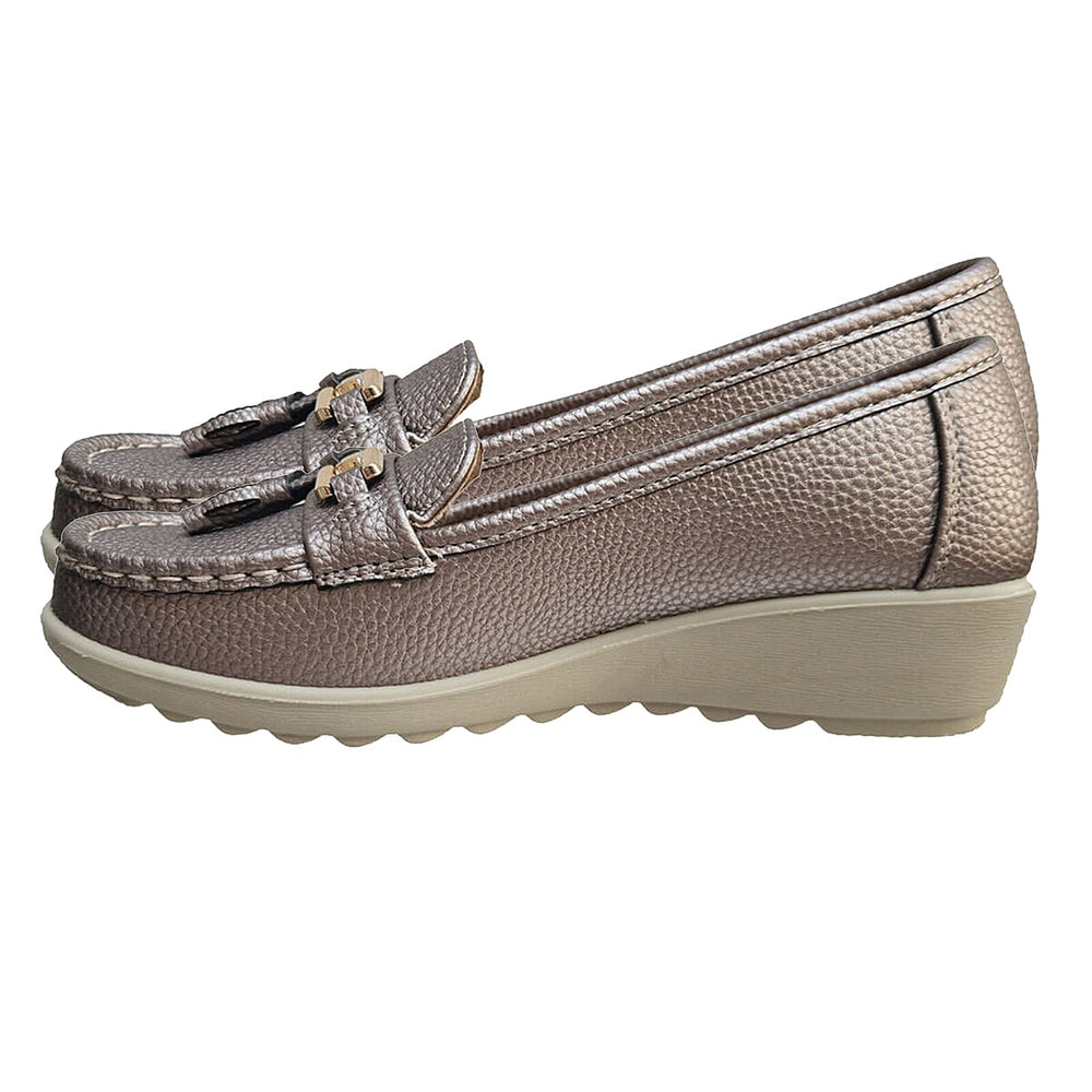 Ladies Sandal (Size 3) - Pewter