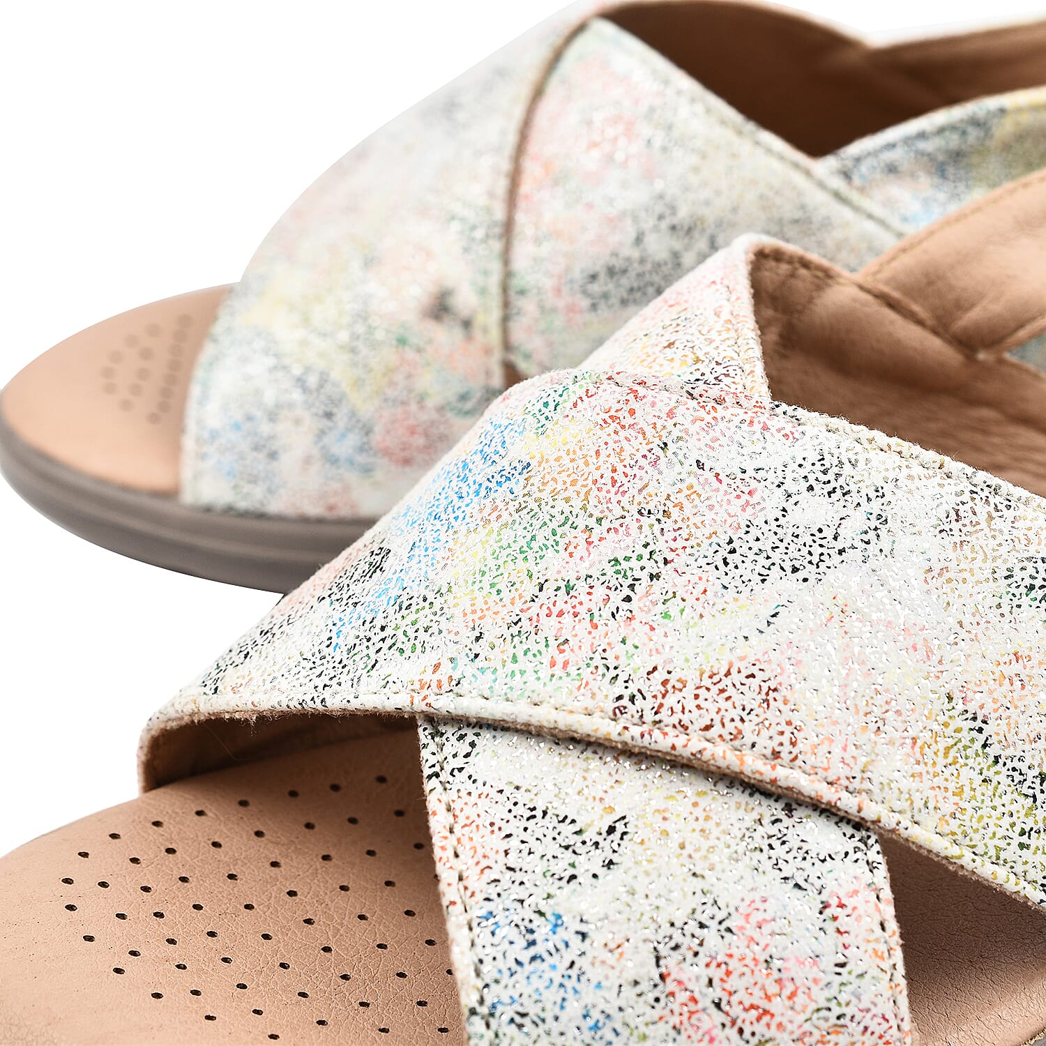 Cushion Walk KIRSTY Mules (Size 3) - White