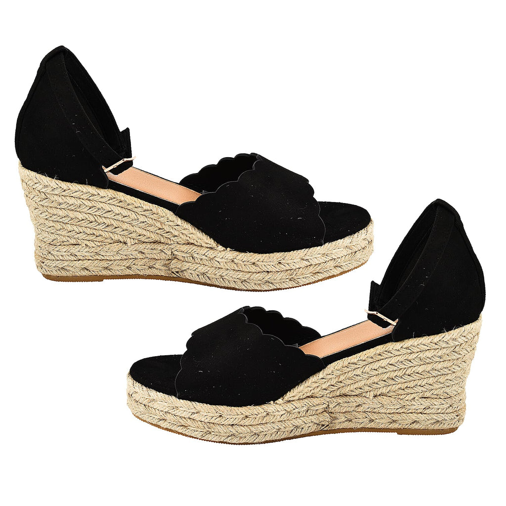 Ladies Sandal (Size 4) - Black