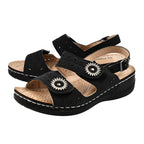 Cushion Walk BECKY Double Touch Bar Sandle (Size 4) - Black