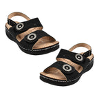 Cushion Walk BECKY Double Touch Bar Sandle (Size 4) - Black