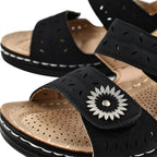 Cushion Walk BECKY Double Touch Bar Sandle (Size 4) - Black