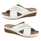 Ladies Sandal (Size 40) - White