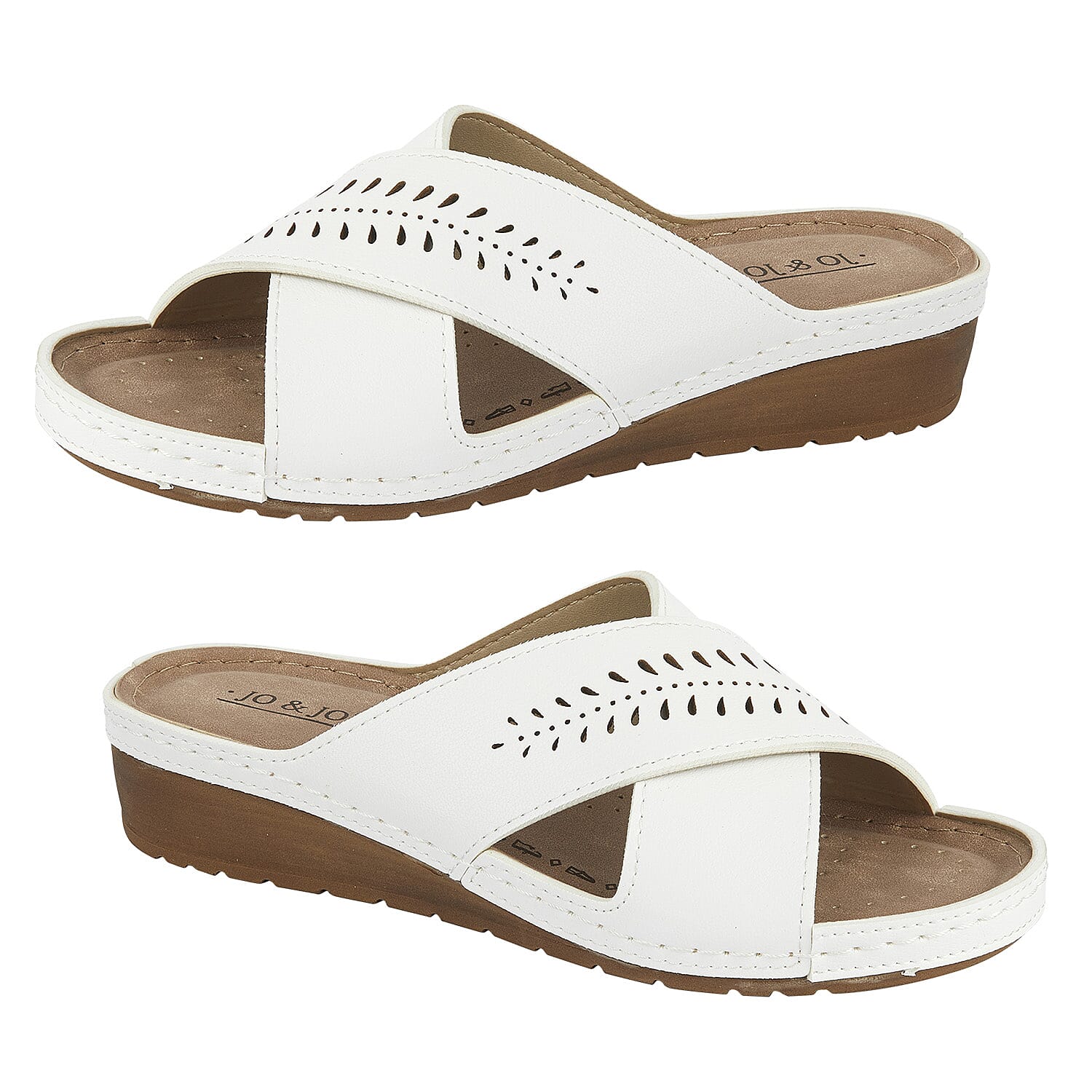 Ladies Sandal (Size 40) - White