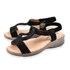 Ladies Sandal (Size 5) - Black