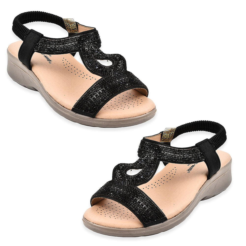 Ladies Sandal (Size 5) - Black