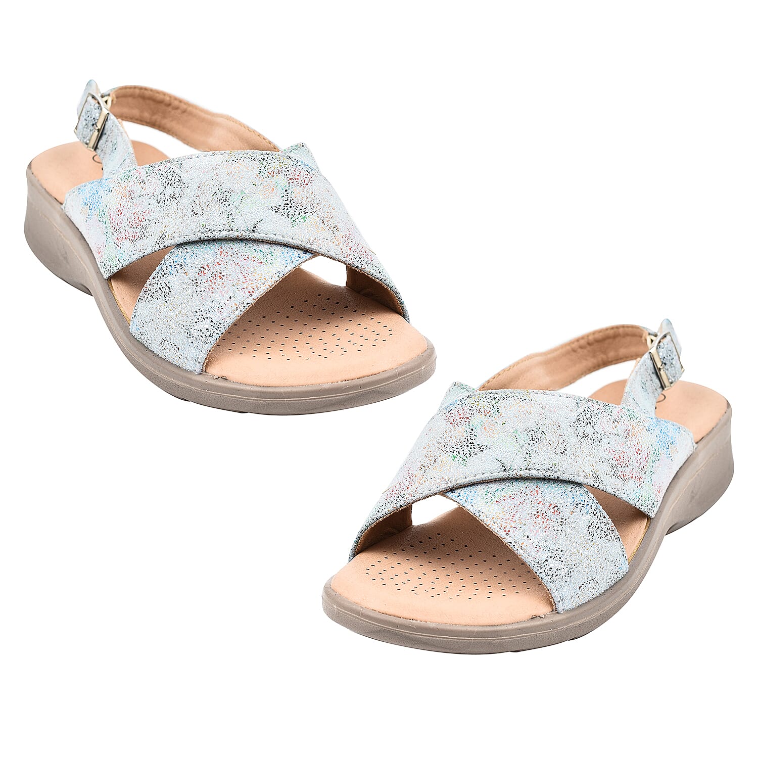 Cushion Walk KIRSTY Mules (Size 5) - Blue