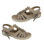 Ladies Sandal (Size 6) - Beige