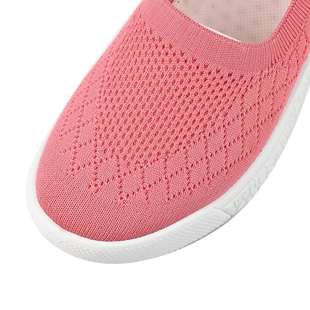 Elasticated Lytham Slip On Ballerina Pump (Size 6) - Coral