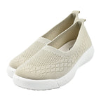 Elasticated Lytham Slip On Ballerina Pump (Size 7) - Beige