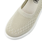 Elasticated Lytham Slip On Ballerina Pump (Size 7) - Beige