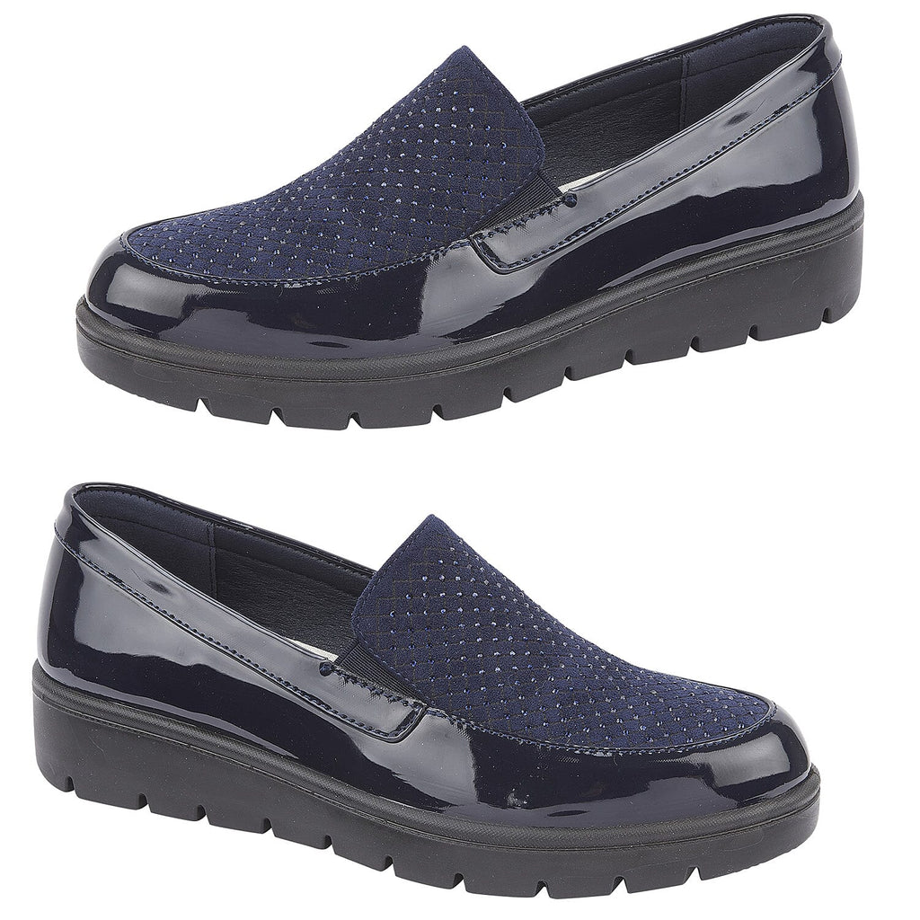 Ladies Shoe (Size 3) - Navy