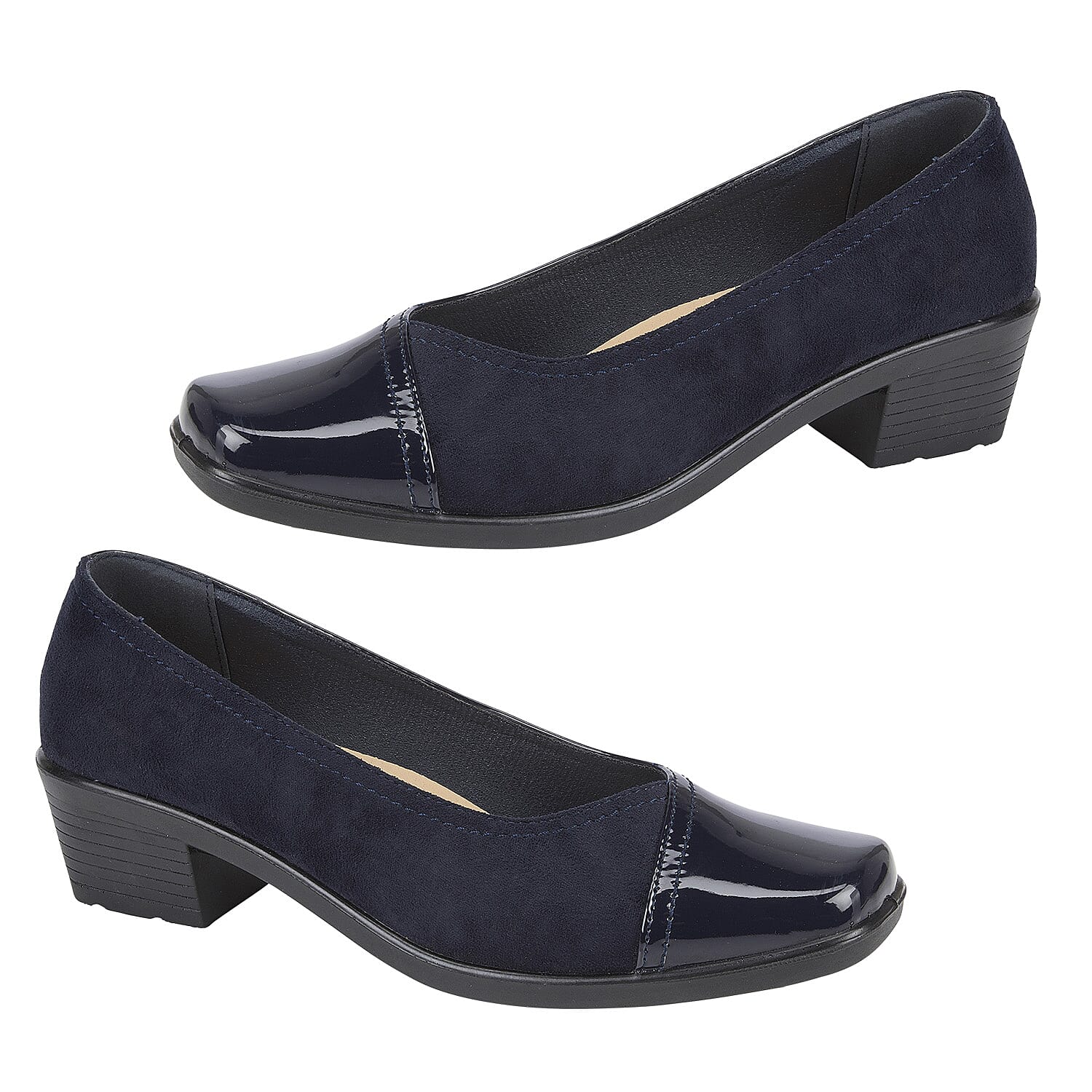 Ladies Shoe (Size 3) - Navy