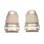 Lace Up Zip Fastening TROPICAL Ladies Shoes (Size 4) - Beige