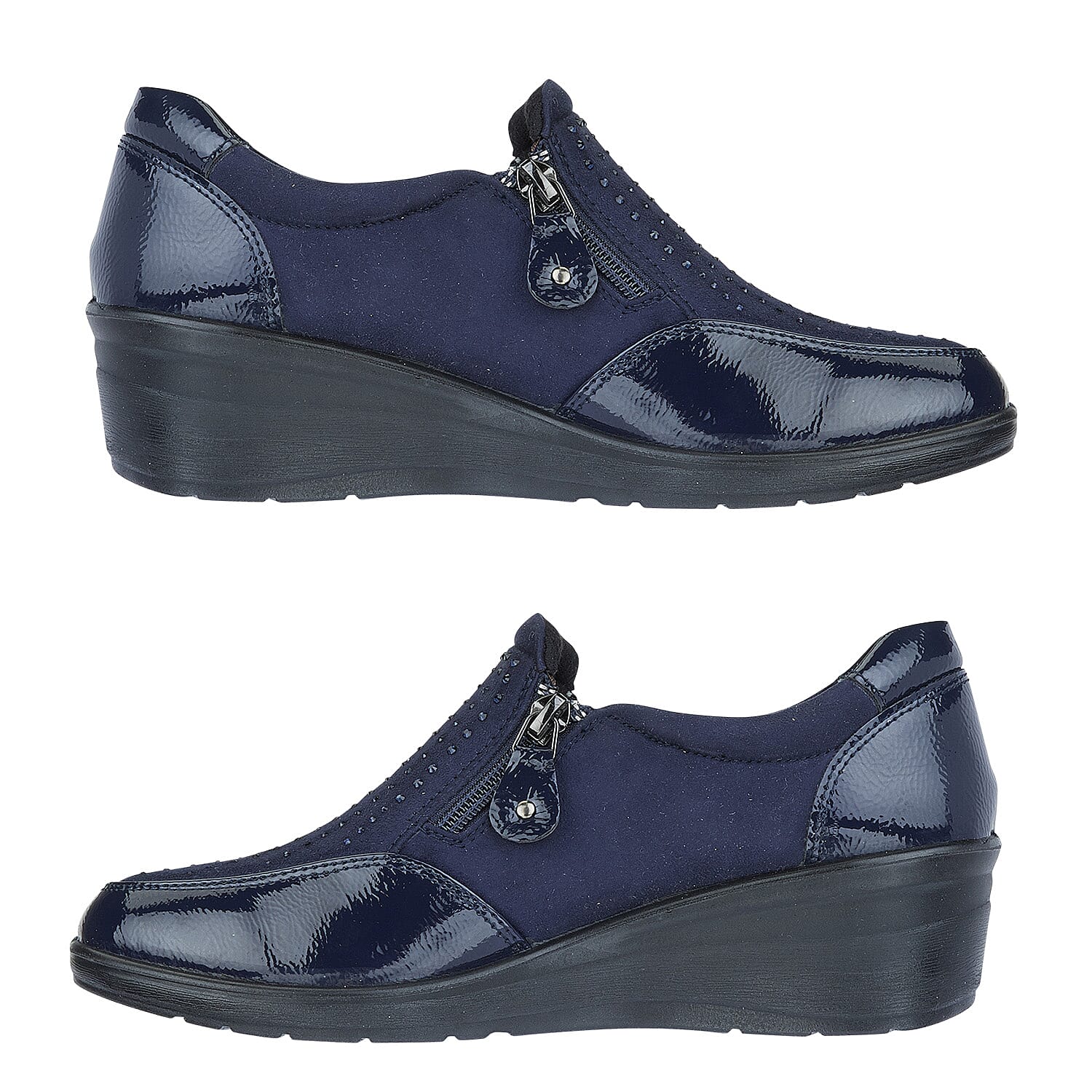 Ladies Shoe (Size 4) - Navy