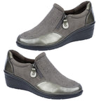 Ladies Shoe (Size 4) - Pewter