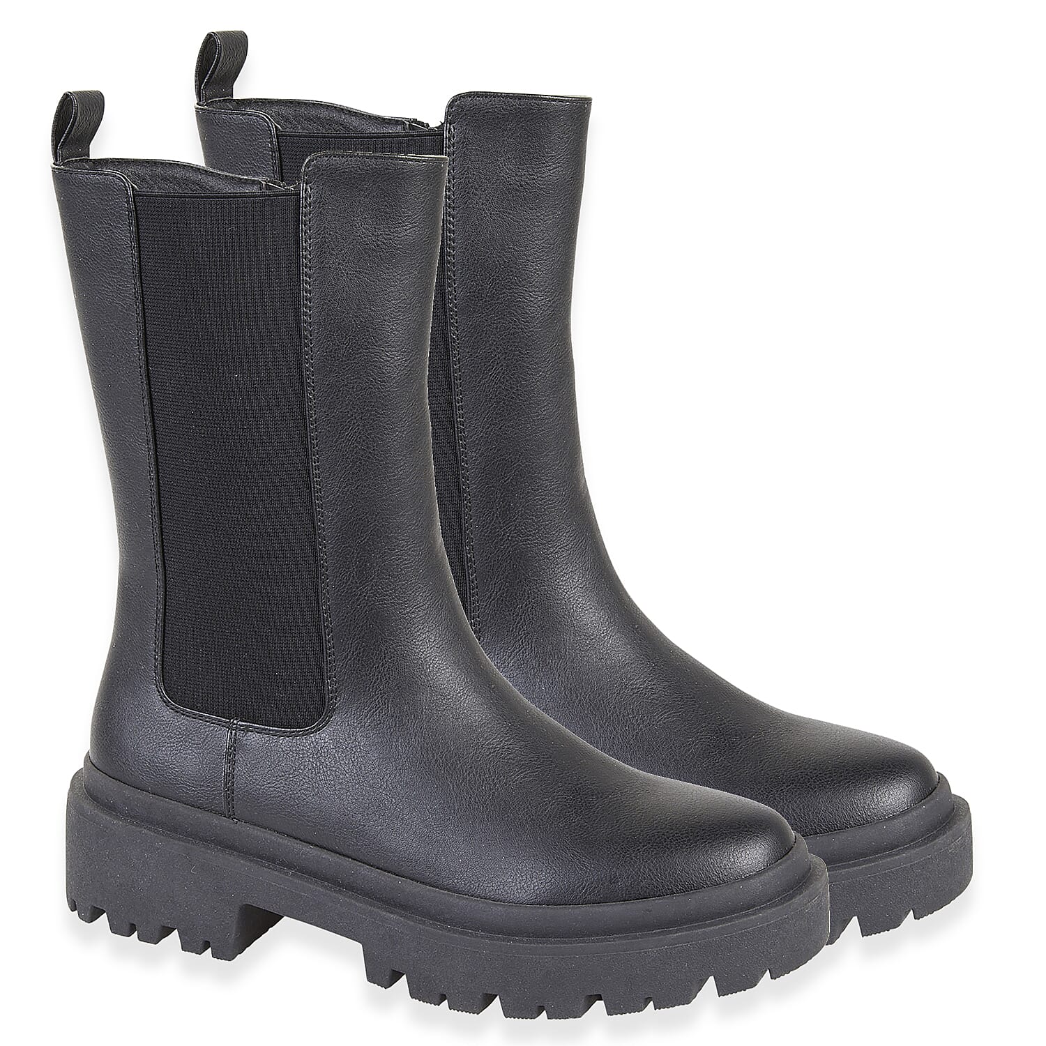 Emma Ladies KASIA Calf Boots (Size 8) - Black