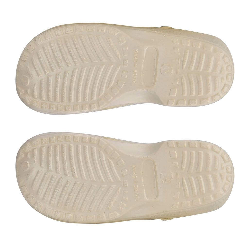Set of 2 EVA Ladies Super-lightweight Cushioned Sandals and Sliders (Size 3-4) - Cream